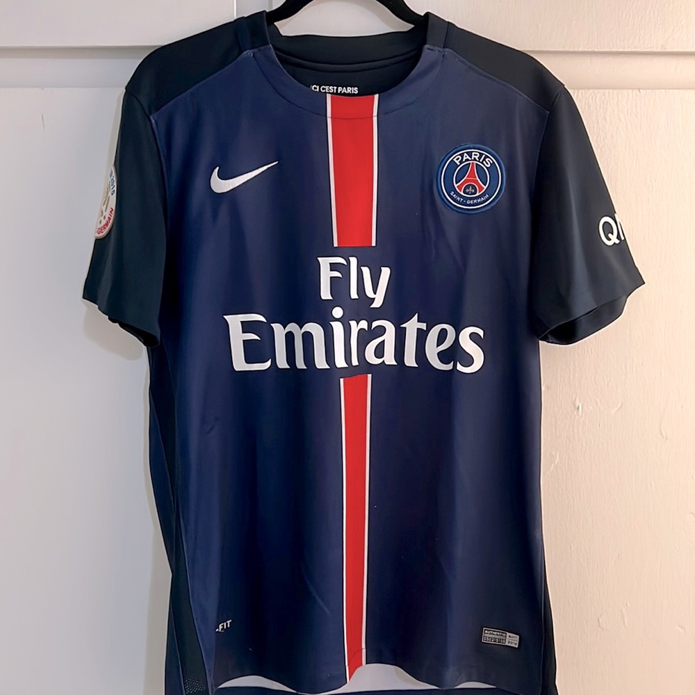 Nike PSG Ibrahimovic 2015 Home jersey.